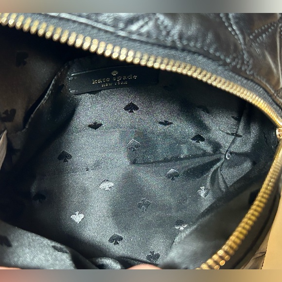 Kate Spade Black Quilted Mini Backpack - Picture 7 of 10